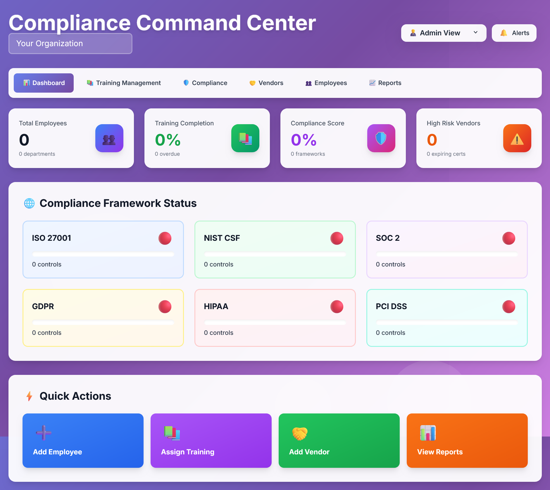 Compliance Command Center